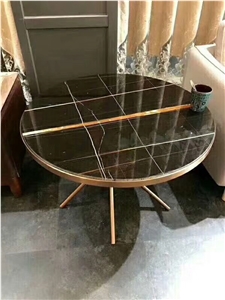 Saint Laurent Absolutely Black Marble Table Top