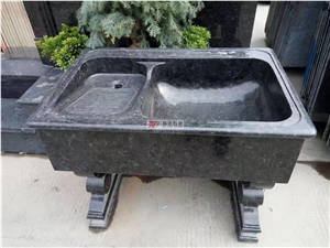 Solid Surface Messina Black Granite Countertops