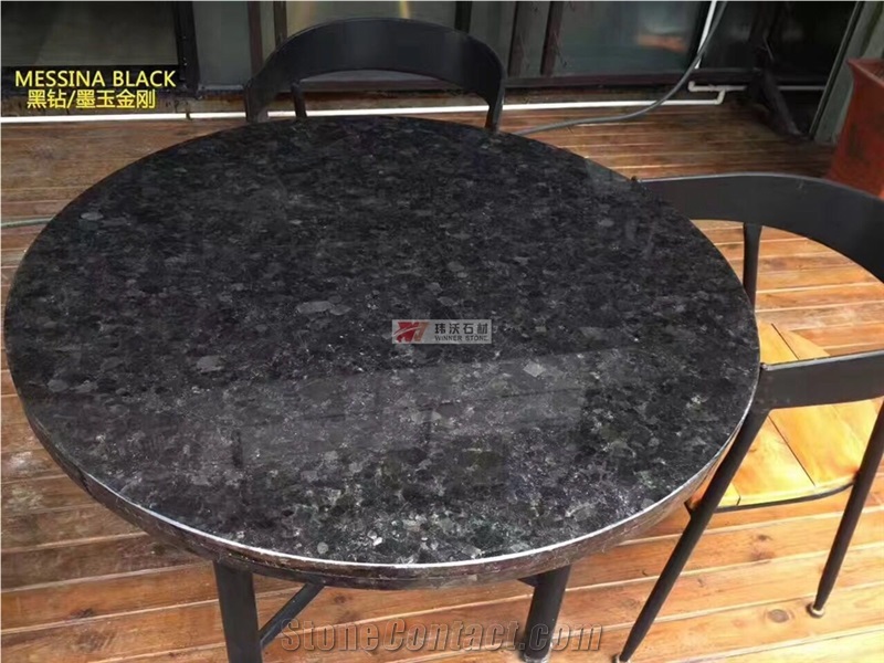 Solid Surface Messina Black Granite Countertops