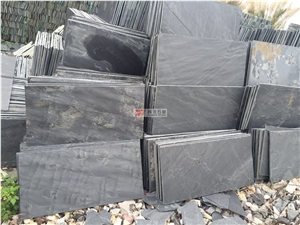 Split Black Slate in Wall Flooring Tiles