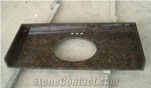 Tan Brown Granite Kitchen Custom Countertops