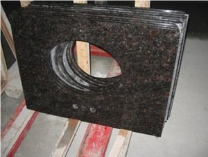 Tan Brown Granite Kitchen Custom Countertops