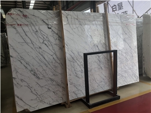 Top Quality White Marble Statuario Marble Slab