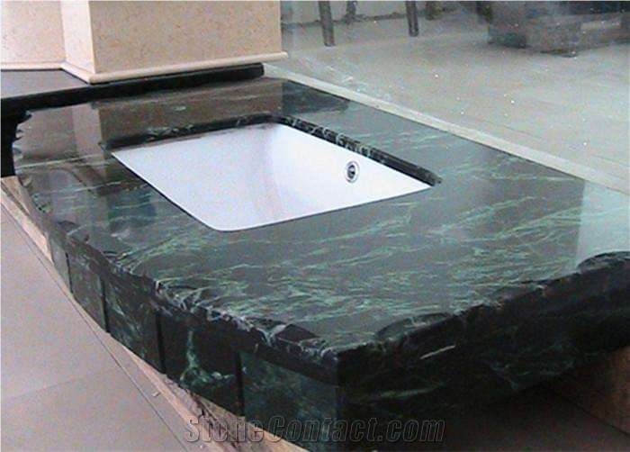 Verde Guatemala Dark Green Marble Slab