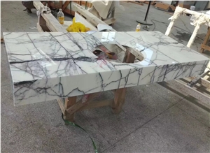 Vino Viola Calacatta Marble Bathroom Countertop