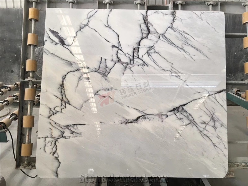 Vino Viola Calacatta Marble Bathroom Countertop
