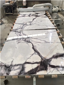 Vino Viola Calacatta Marble Bathroom Countertop