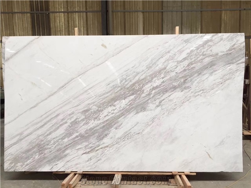 Volakas White Marble Stone Columns Design