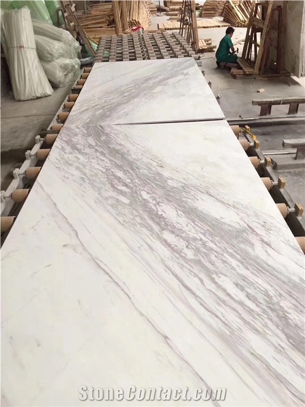 Volakas White Marble Stone Columns Design