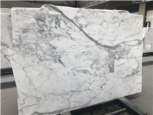 White Calacatta Carrara Marble Slab Tiles for Sale White Calacatta Carrara Marble Slab Tiles for Sale