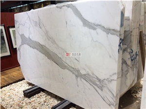 White Calacatta Statuario Marble Slabs