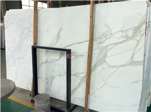White Calacatta Statuario Marble Slabs