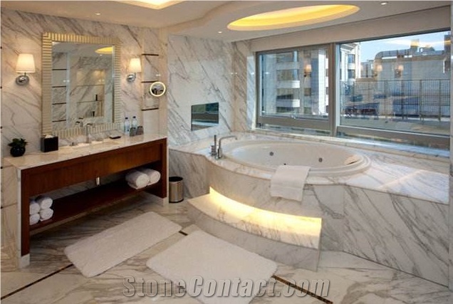 White Calacatta Statuario Marble Slabs