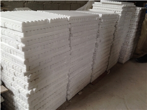 White Marble Jade Tile Trim Wall Skirting Border