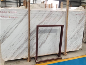White Marble Steps Volakas Tiles Stair Tread