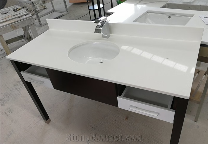 White Quartz Countertops Colors in Low Cost Price