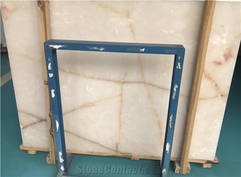 White Spider Onyx Backlighting Wall Tiles, Slabs