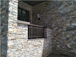 Yellow Slate Wall Cladding Ledging Stone
