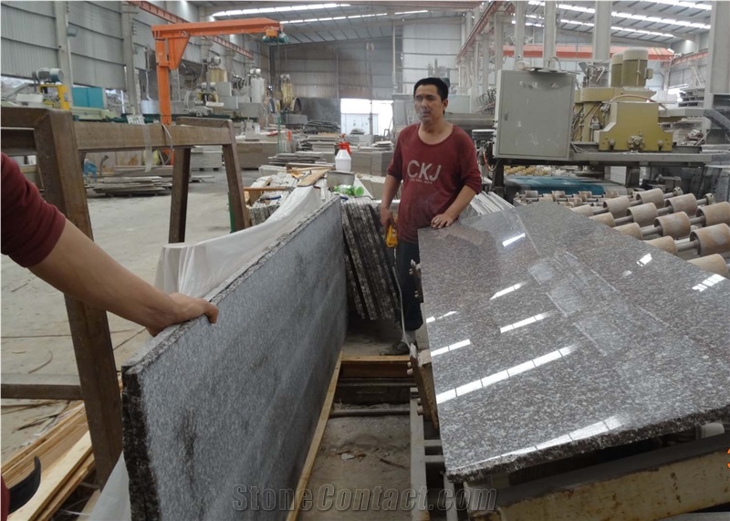 Original G664,Misty Brown Granite Blocks