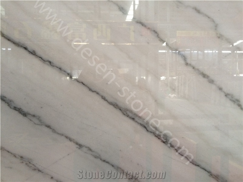 Guangxi White China White Marble Stone Slabs&Tiles