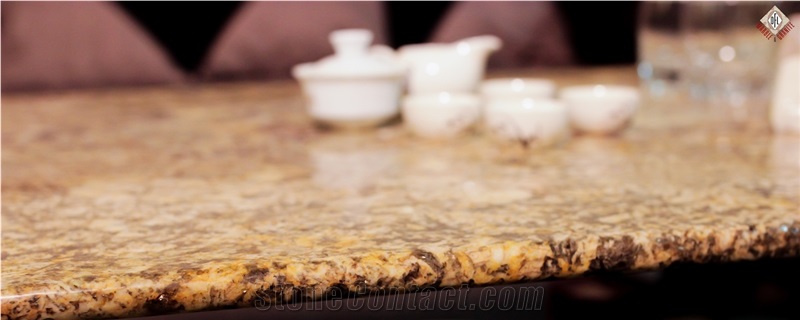 Gitata Gold Granite Block, Pegmatite Granite Block