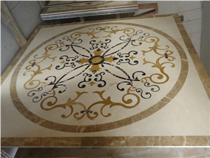 Floor Pattern Stone Water Jet Waterjet Medallions