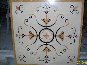Square Waterjet Cut China Waterjet Medallions