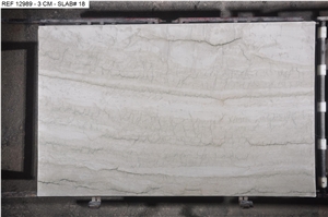 Bianco L Quartzite Slabs, Brazil Ivory Quartzite