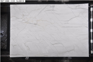 Bianco Superiore Quartzite Slabs, Brazil White Quartzite