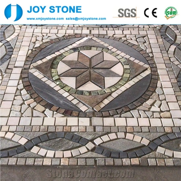 Cheap Natural Pavings Back Mesh Cube Stone