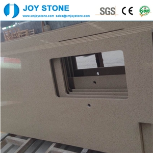 Wholesale Quartz Stone Beige Kitchen Countertop