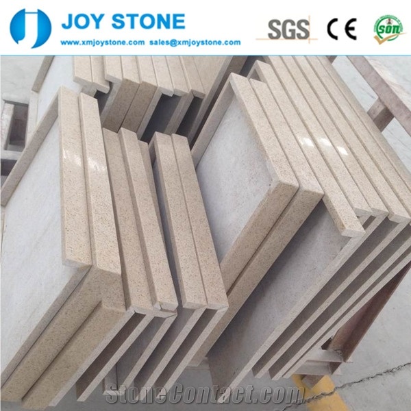 Wholesale Quartz Stone Beige Kitchen Countertop