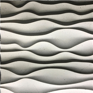 3d Carving Wall Application Moca Cream Limestone