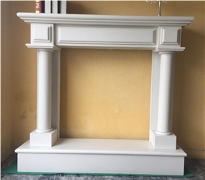 Artificial Stone Fireplace Column Carving Customiz Artificial Stone Fireplace Column Carving Customiz