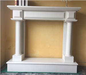 Artificial Stone Handcarved Fireplace，