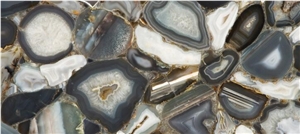 Gray Agate Semi-Precious Big Slabs