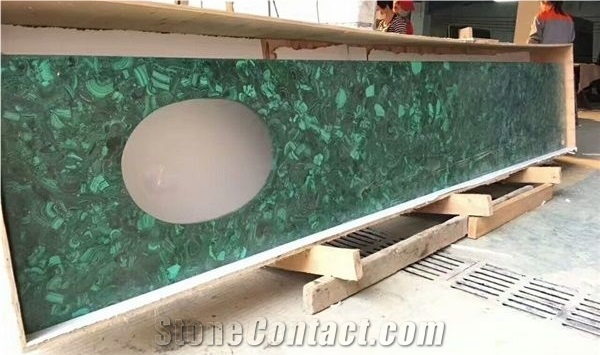 Malachite Semi-Precious Stone Tiles/Gemstone Slabs