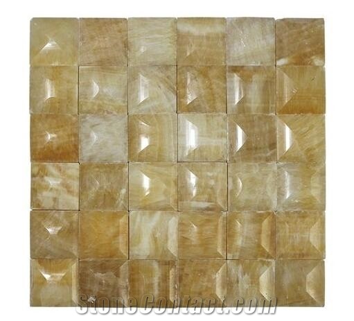 Mesh Size 3d Honey Onyx Mosaic Type Onyx