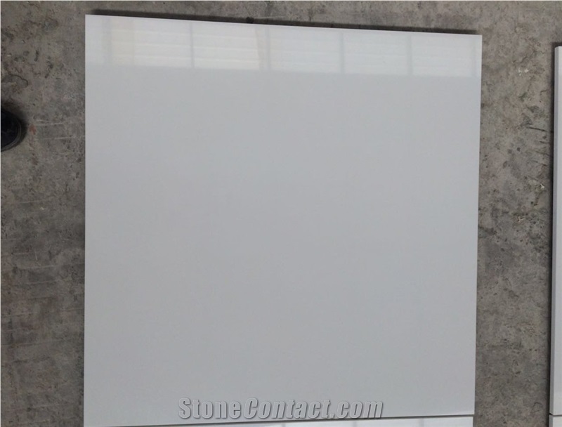 Pure White Artificial Marble Nano Stone