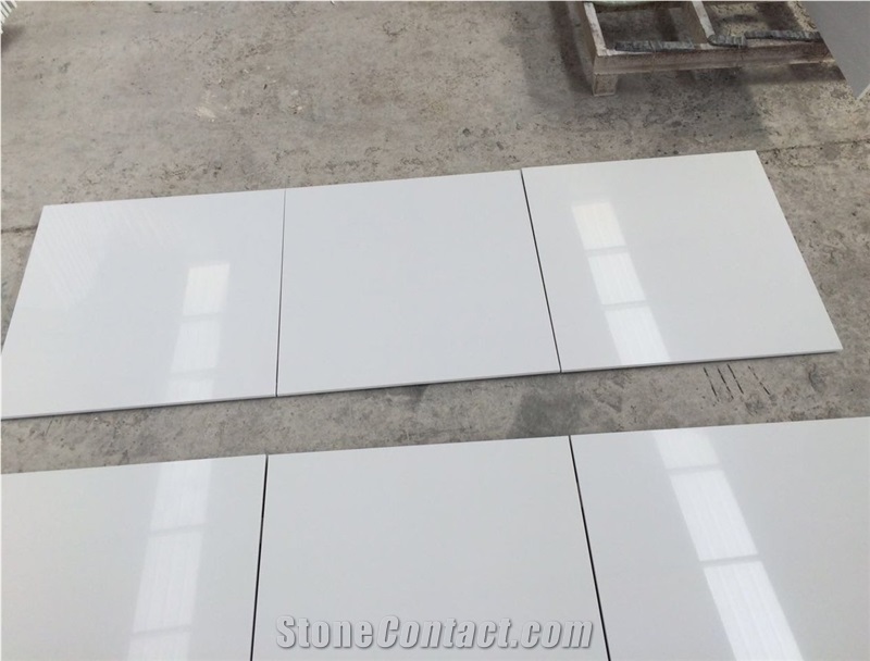 White Crystal Marmoglass Stone, Nano Stone Slabs