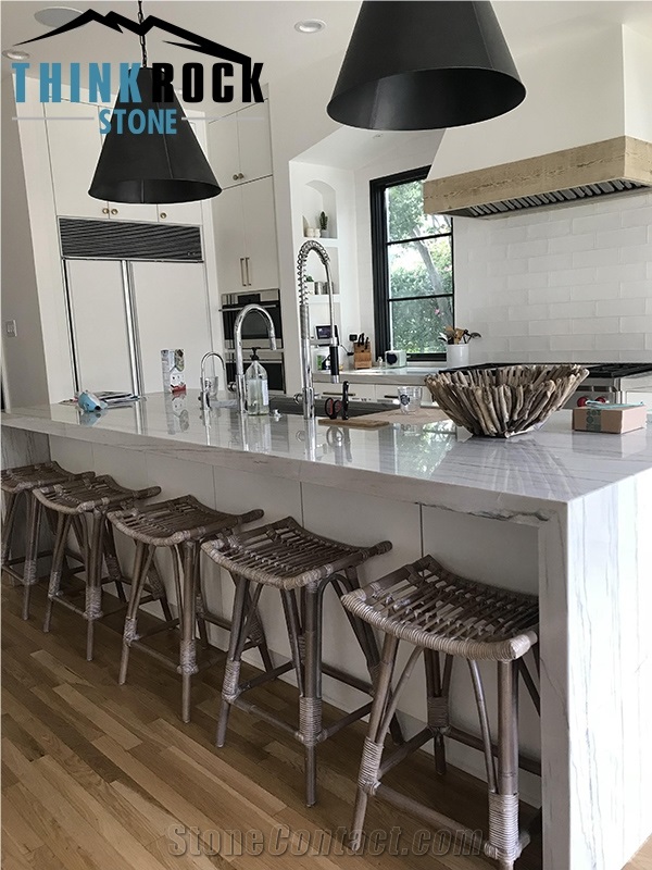 White Macaubas Quartzite Countertop