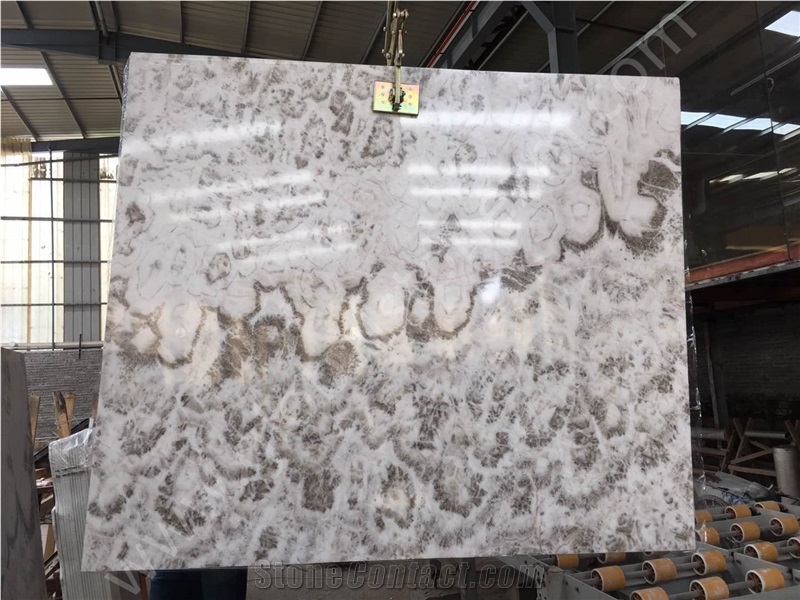 Arcrtic Fox White Marble Slabs Tiles