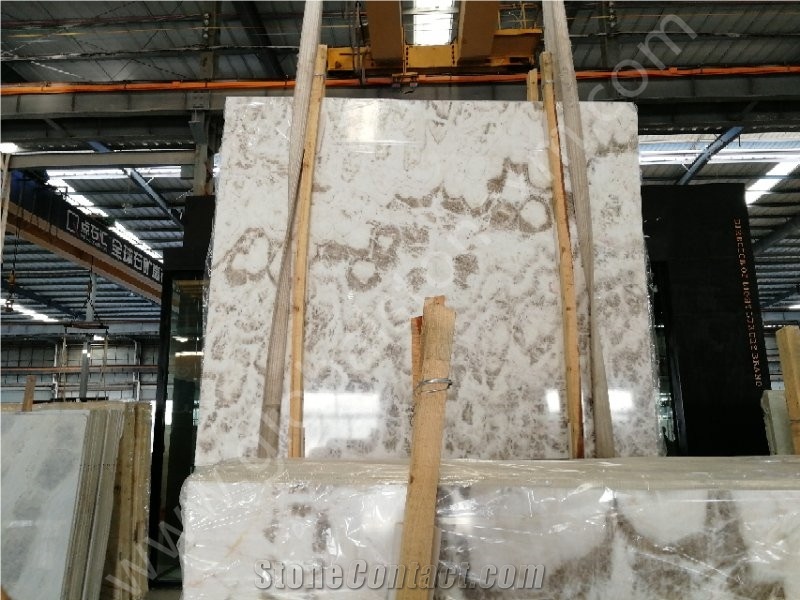 Arcrtic Fox White Marble Slabs Tiles
