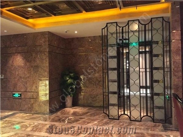 Best Quality Violet Gold Slabs for Residential
