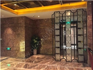 Best Quality Violet Gold Slabs for Residential