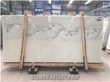 Calacatta Clouds Nano Glass Stone Wall Cladding