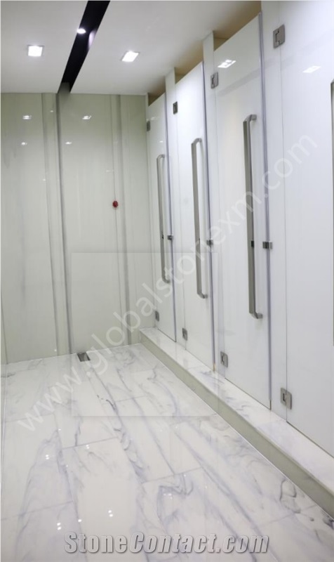 Calacatta Clouds Slabs Tiles for Villa/Hotel Lobby