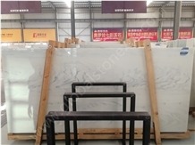 Calacatta White Nano Glass Stone for Feature Wall