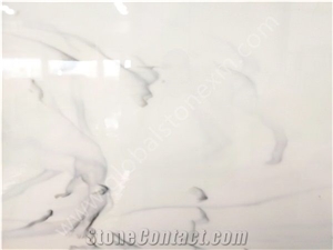 Calacatta White Nano Glass Stone for Feature Wall