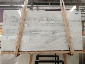 Calacatta White Nano Glass Stone Slab